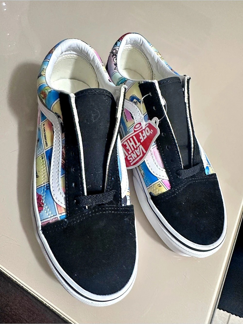 Vans Old Skool Loteria Women's Sneakers Black & Blue US 4.5